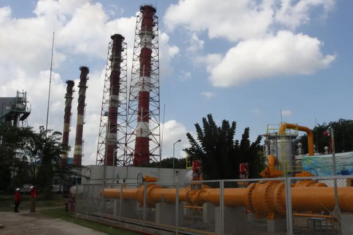 Pertagas - Metering Pipa Arun-Belawan di PLTGU Belawan.