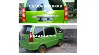 Meme Otomotif Pekan Ini: Penampakan Zebra Bermuka Avanza 