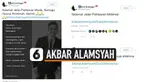 Korban kerusuhan di depan gedung DPR/MPR Akbar Alamsyah meninggal setelah sempat mengalami koma akibat retak di tempurung kepala. Warganet mengunggah kesedihan di media sosial.