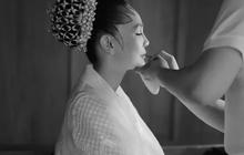 Melihat Detail Model Bridal Robe Luna Maya, Elegan Penuh Makna Filosofis