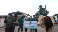 NU Care-LAZISNU PBNU melalui Program Nusantara Berqurban-Qurban Membahagiakan 1444 H telah menerima amanah penyaluran hewan kurban dari Presiden Joko Widodo (Jokowi) (Istimewa)