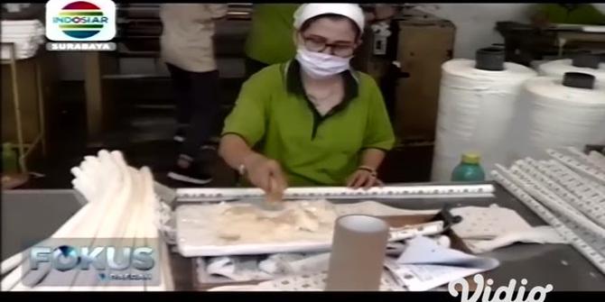 VIDEO: Antisipasi Virus Corona, BUMD Pemprov Jatim Dongkrak Produksi Masker