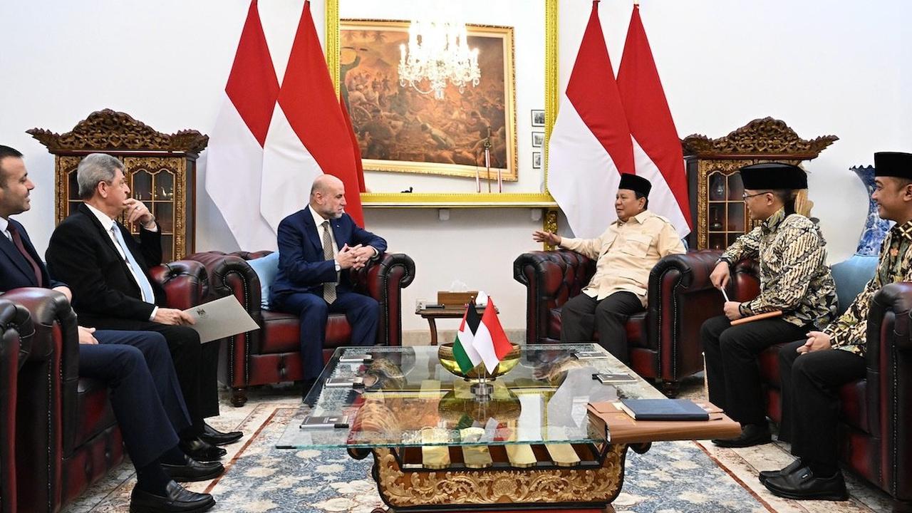VIDEO: Momen Anak Ideologis Prabowo Antar Utusan Khusus Bawa Surat Presiden Palestina, ini Isinya
