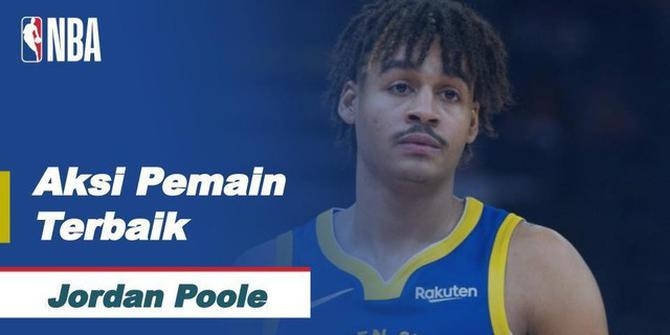 VIDEO: Bintang Muda Golden State Warriors, Jordan Poole Jadi Pemain Terbaik NBA 15 Mei 2021