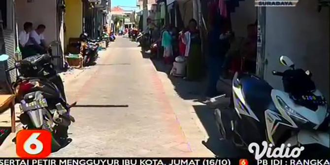 VIDEO: Istri Sering Digoda, Seorang Pria Bunuh Tetangganya di Surabaya