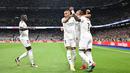 Kemenangan atas Deportivo Alaves membuat Real Madrid kokoh di peringkat dua klasemen sementara LaLiga dengan 17 poin dari tujuh pertandingan. (JAVIER SORIANO/AFP)