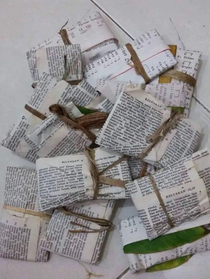 Selain Terompet Sampul Alquran, Kini Ada Tempe Bungkus Alkitab