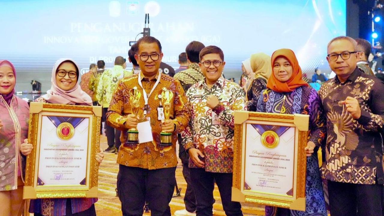 Kaltim Raih Dua Kategori Innovative Government Award 2024
