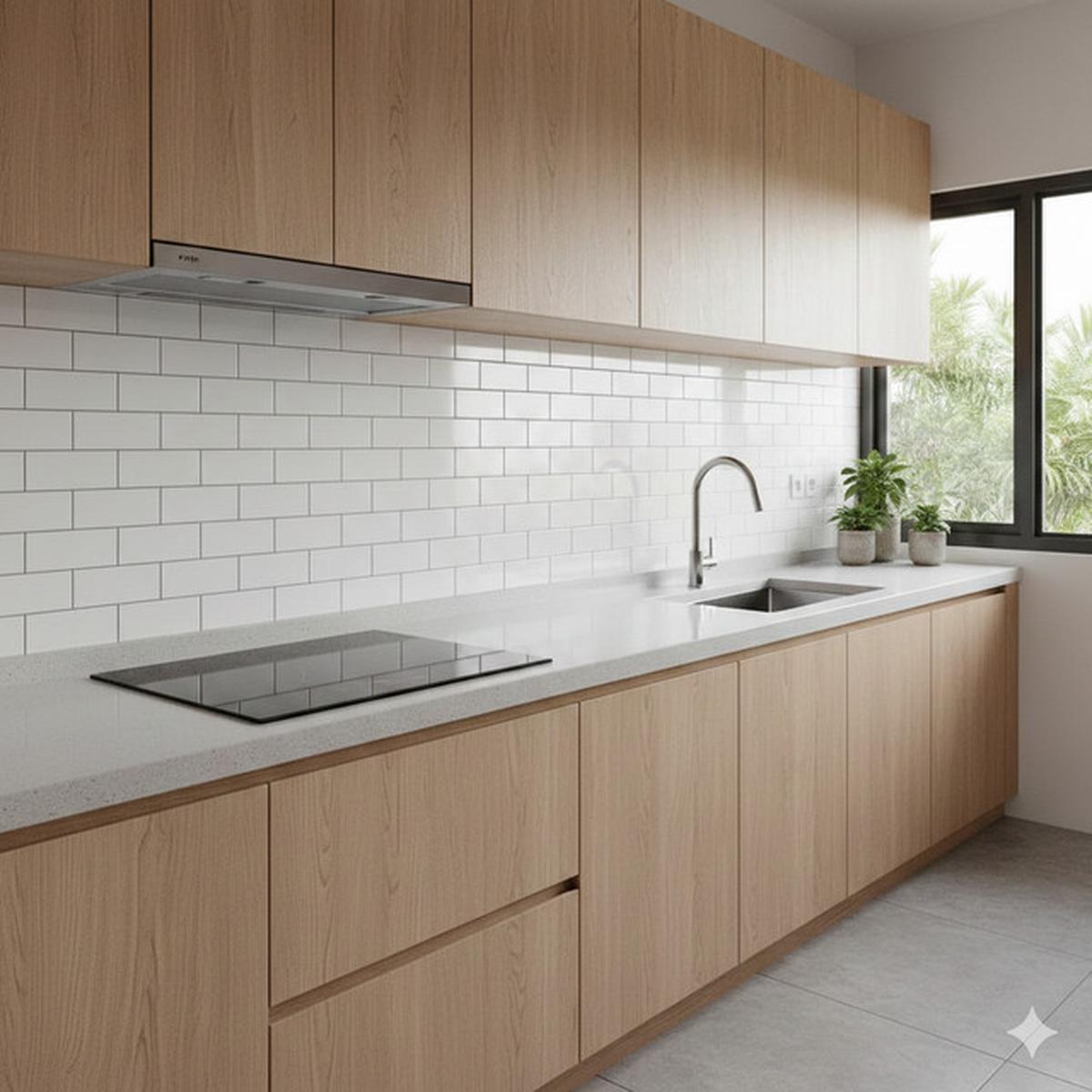7 Model Dinding Dapur Minimalis yang Estetik, Bikin Tampak Lebih Luas