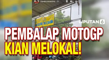 Pembalap MotoGP Udah Mirip Kayak Warga Lokal!