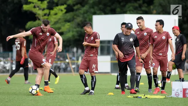 Hadapi Arema, Persija Latihan di Lapangan B Senayan