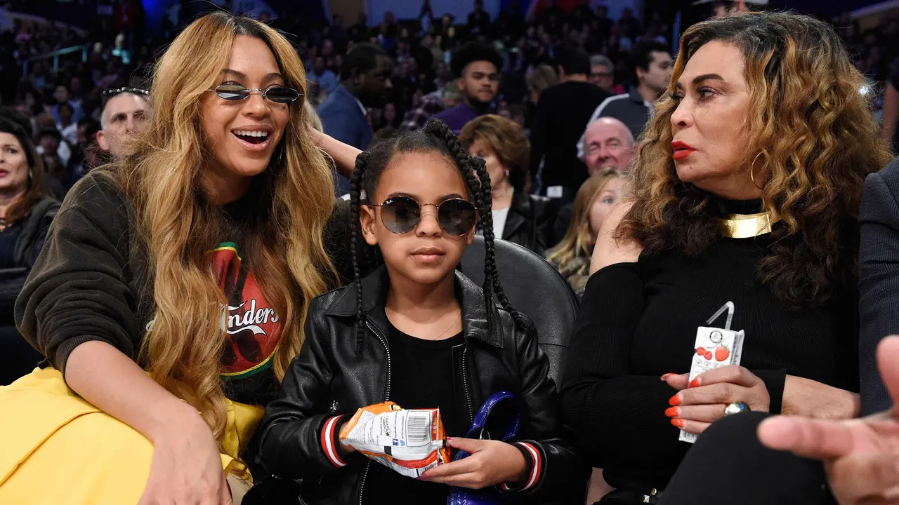Beyonce-Blue Ivy Carter-NBA All-Star Game 2018