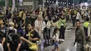 Pemerintah Provinsi (Pemprov) DKI Jakarta menyelenggarakan 'Festival Malam Muda Mudi, Jakarta Kota Global' di kawasan Bundaran Hotel Indonesia. (Liputan6.com/Angga Yuniar)