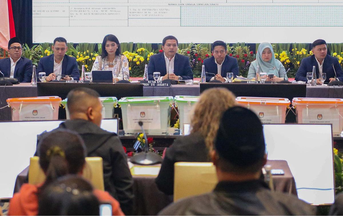 FOTO: Hasil Rekapitulasi Tingkat Provinsi, Pramono-Rano  Menang Satu Putaran Pilkad Jakarta 2024