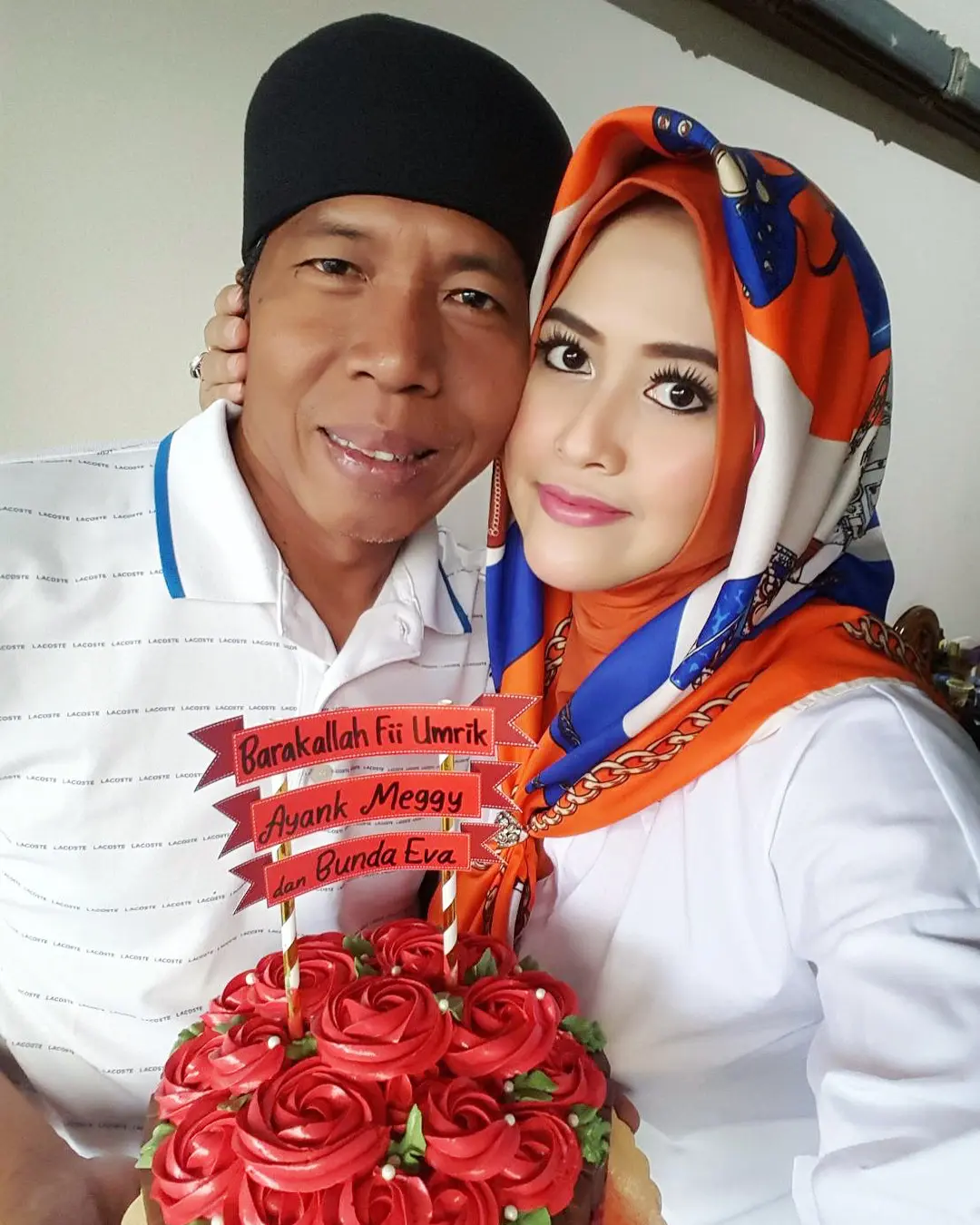 Kiwil dan istri mudanya, Meggy Wulandari [foto: instagram/meggykiwil]