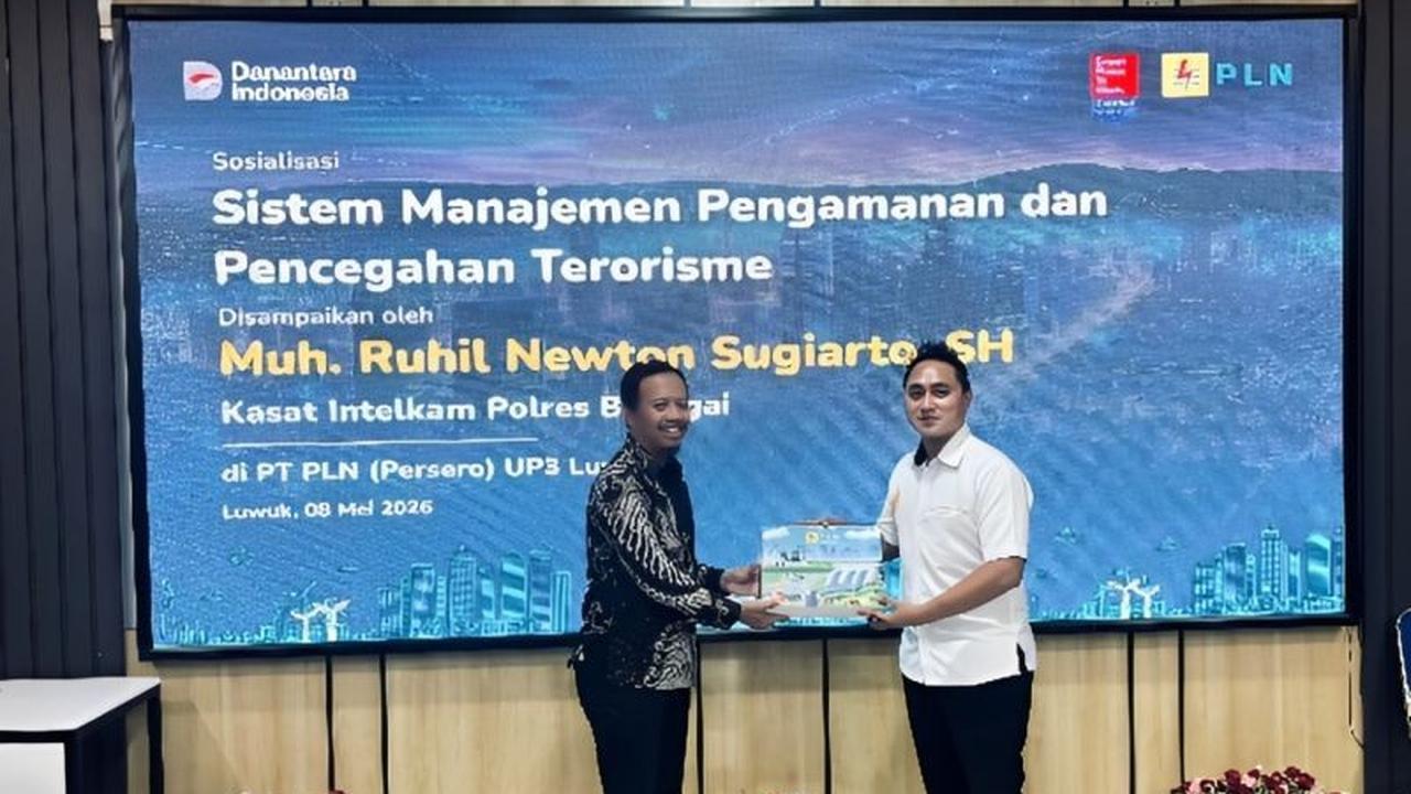 Polres Banggai dan PLN Luwuk Perkuat Sosialisasi Pencegahan Terorisme di Lingkungan BUMN
