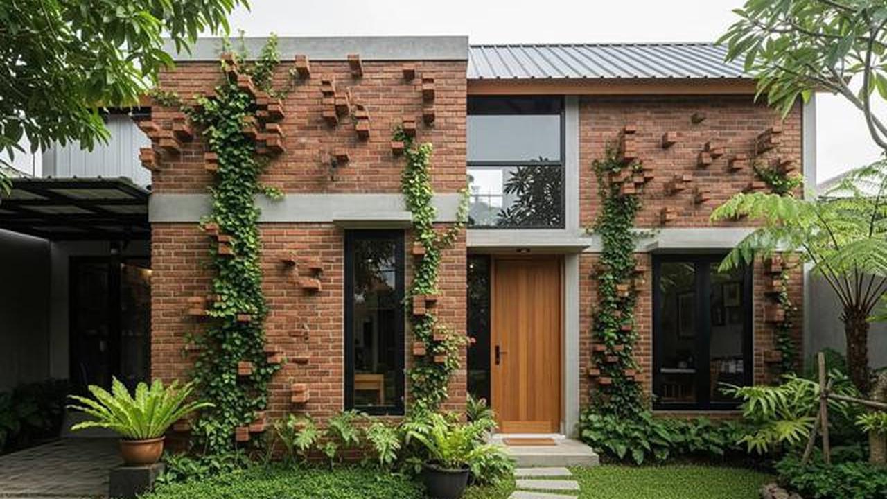 10 Inspirasi Rumah Kampung dengan Sentuhan Modern, Asri, Berkelas, dan Kekinian