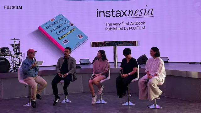 Kolaborasi Seni dengan 35 Kreator, Fujifilm Indonesia Rilis Buku Pertama. (Dok: Liputan6.com/dyah)