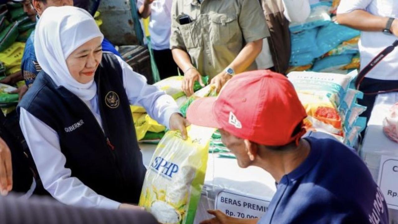 Pemprov Jatim Gelar Pasar Murah di Lamongan, Jaga Harga Bahan Pokok Jelang Lebaran 2026