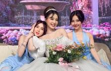 Penampilan Anggun Catheez dan Meyden saat Jadi Bridesmaid Pernikahan Vior, Cantik Natural Pakai Gaun Biru Pastel