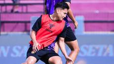Pemain Persik Kediri, Syahrian Abimanyu. (Bola.com/Gatot Sumitro)