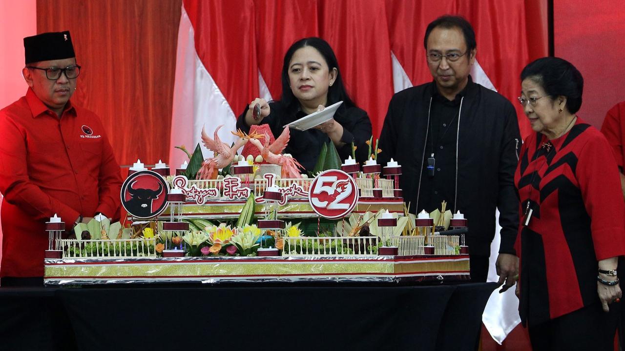 Megawati Pidato di HUT ke-52 PDIP