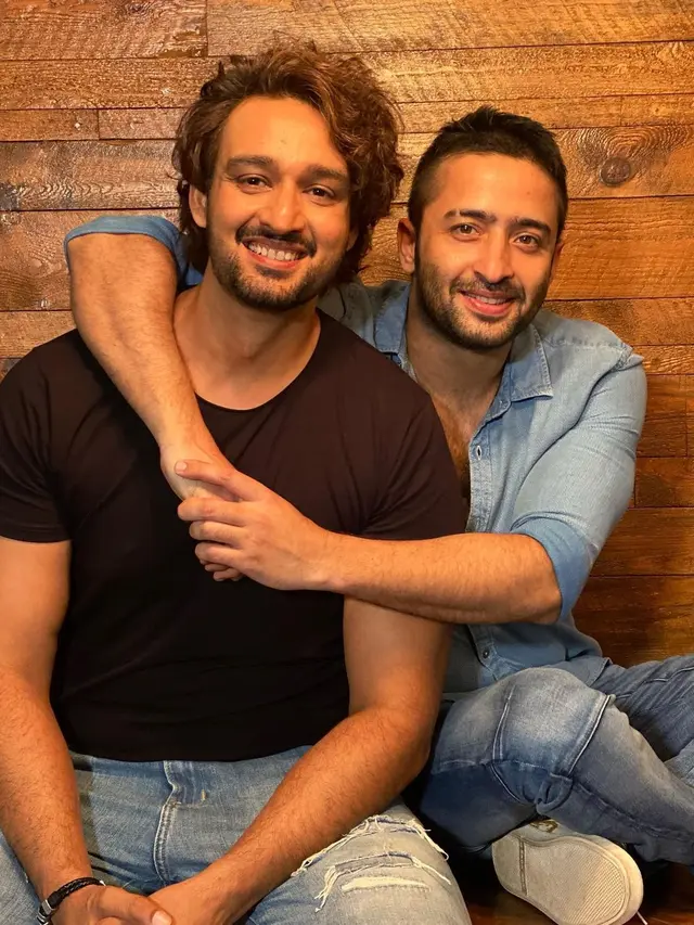 Reuni Shaheer Sheikh - Sourabh Raaj Jain pemain Mahabharata (Foto: Instagram/shaheernsheikh)