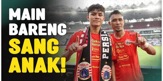 VIDEO: Momen Maman Abdurahman dan Sang Anak Main Bareng Bela Persija Jakarta di BRI Liga 1