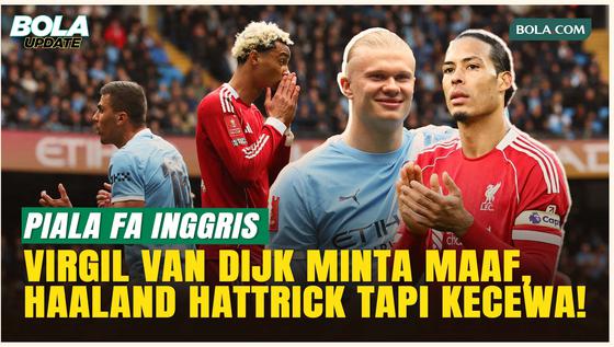 Liverpool Dipermalukan Man City 0-4! Virgil van Dijk Minta Maaf, Haaland Hattrick Tapi Kecewa!