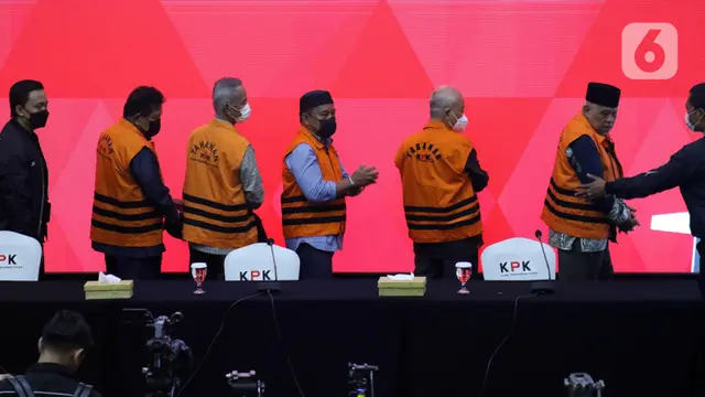 KPK Tahan Lima Mantan Anggota DPRD Jambi
