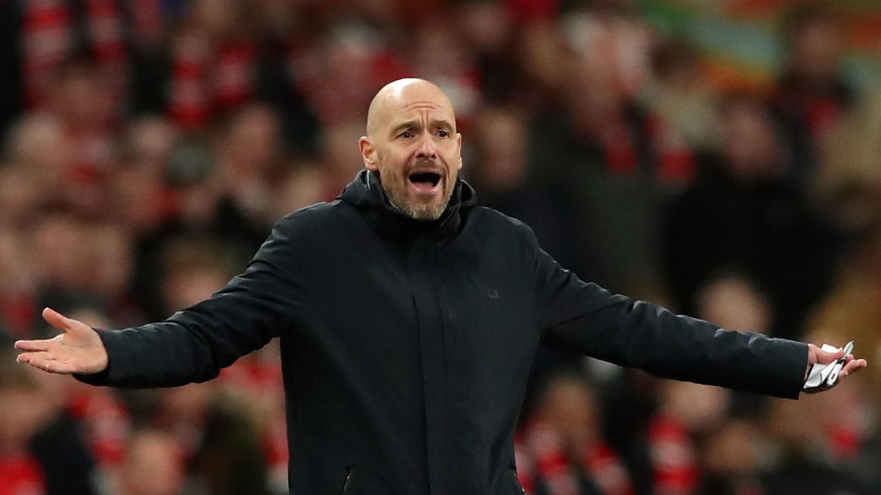 Pelatih Manchester United Erik ten Hag