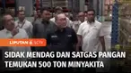 Di tengah kelangkaan Minyakita, Mendag Zulhas dan satgas pangan Bareskrim Polri sidak ke salah satu gudang di kawasan Cilincing, Jakarta Utara. Dari dalam gudang ditemukan sekitar 500 ton Minyakita kemasan yang menumpuk.