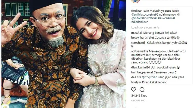 Prilly Latuconsina dan Sule