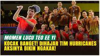 VIDEO: Momen Lucu Teo Ee Yi saat Dihajar Tim Hurricanes di Badminton XL 2025