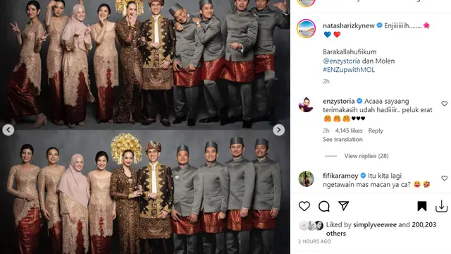 Pernikahan Enzy Storia