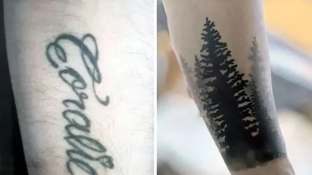 6 Tato Nama Pacar Setelah Putus Ini Diubah Nyeleneh, Kocak