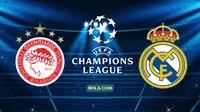 Link Live Streaming Liga Champions di Vidio Malam Ini: Olympiakos Vs Real Madrid