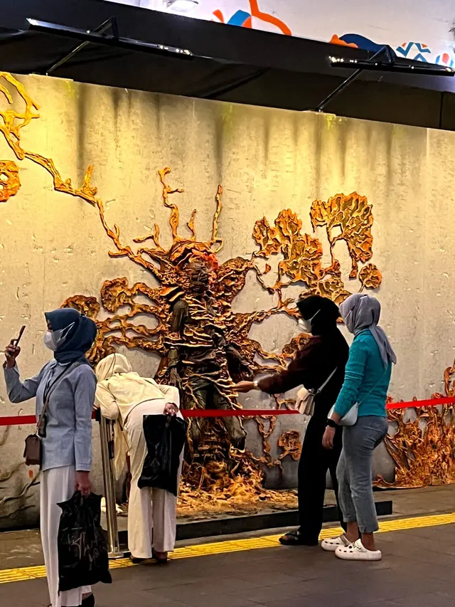 Mural yang terinspirasi serial "The Last Of Us"