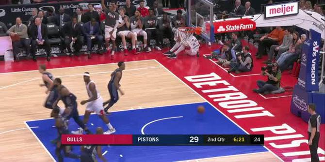 VIDEO : Cuplikan Pertandingan NBA, Pistons 99 vs Bulls 83