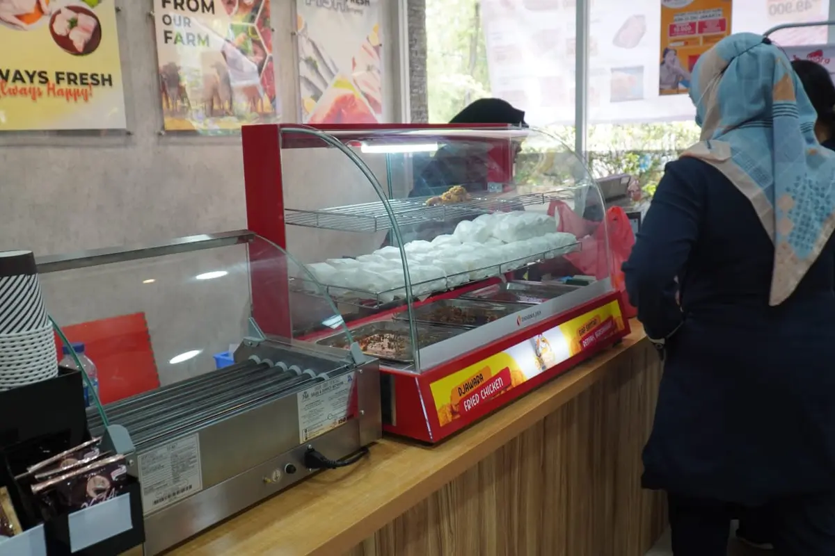 Outlet Djawara Meatshop, toko daging milik BUMD DKI Jakarta Perumda Dharma Jaya