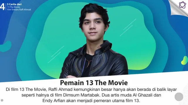 [Bintang] 5 Cerita dari 13 The Movie, Film Terbaru Raffi Ahmad
