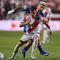 Duel Rayo Vallecano vs Strasbourg di semifinal UEFA Confrence League 2025/2026, Jumat (1/5/2026) (AP Photo/Manu Fernandezl)