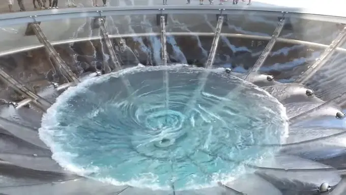 [Bintang] Pusaran Air Ini Jadi Hiburan Baru di Singapura, Sudah Tahu?