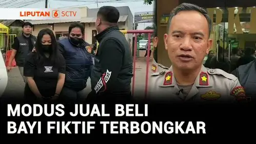 VIDEO: Modus Jual Beli Bayi Fiktif, Korban Ditawari Bisa Adopsi Bayi dengan Biaya Rp5 Juta