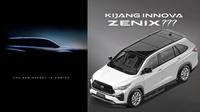 Teaser dan Render Toyota Innova terbaru (Instagram/@toyotaid, @malvinwsetiawan)