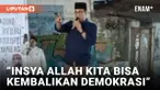 Anies Kunjungi Kampung Muka Ancol, Ajak Warga Perjuangkan Demokrasi