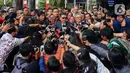 Hasto Kristiyanto juga mengatakan kepada sejumlah pewarta bahwa dirinya akan memberikan keterangan sebaik-baiknya. (Liputan6.com/Angga Yuniar)