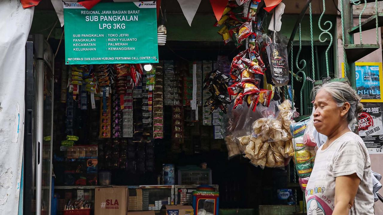 Warung eceran menjadi Sub Pangkalan Gas LPG 3 kg