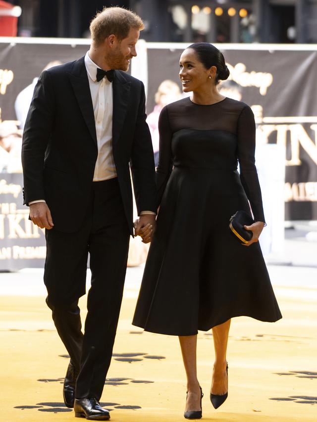 Cantiknya Meghan Markle di Premier The Lion King