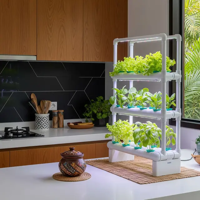 Konsep Kitchen Garden di Rumah Mungil Modern